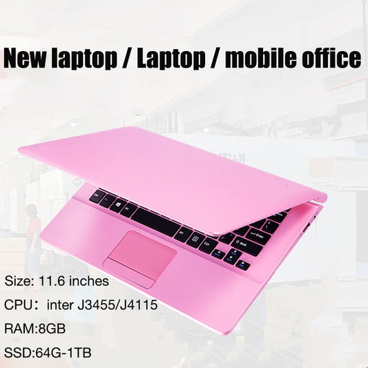 2021 new BSLAY 11.6 inch PDA  mini  Laptop 8GB DDR4 256GB SSD Windows 10 Notebook Intel J3455 Students Netbook  Computer