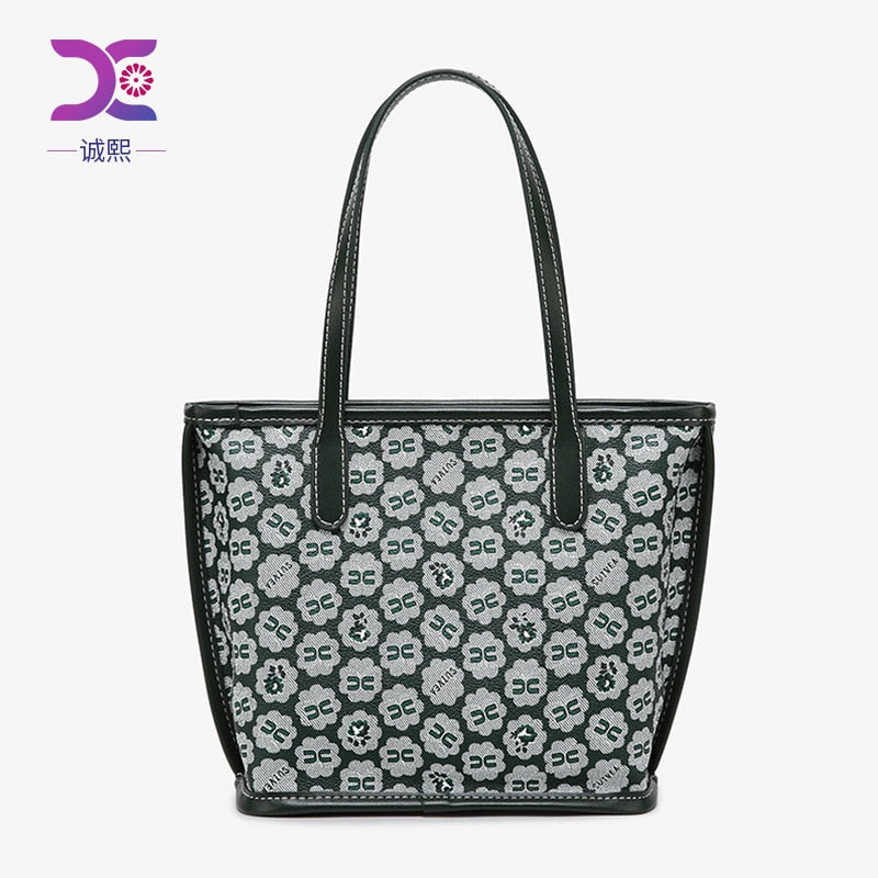 2021 new mini shopping bag printing new fabric age reducing fashion basket bag double side Tote Bag Shoulder Bag