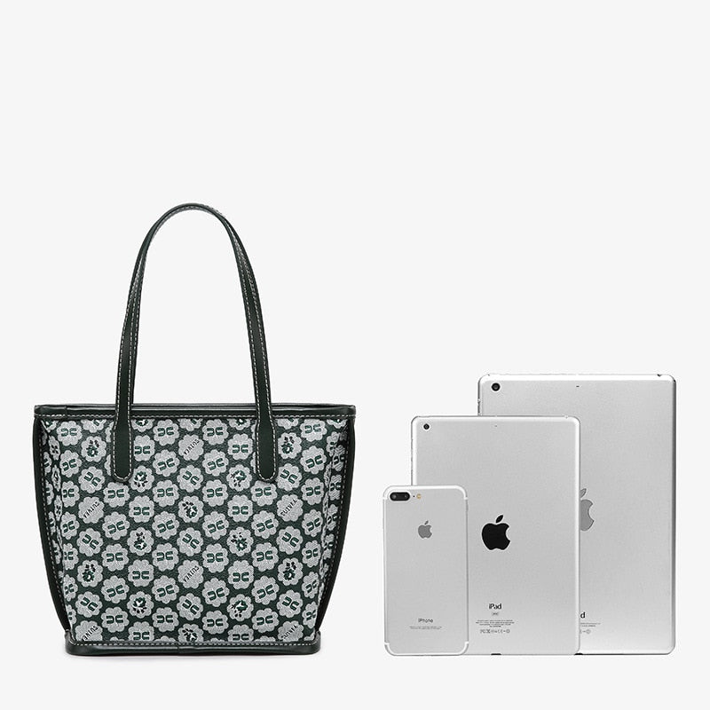 2021 new mini shopping bag printing new fabric age reducing fashion basket bag double side Tote Bag Shoulder Bag