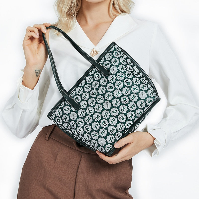 2021 new mini shopping bag printing new fabric age reducing fashion basket bag double side Tote Bag Shoulder Bag