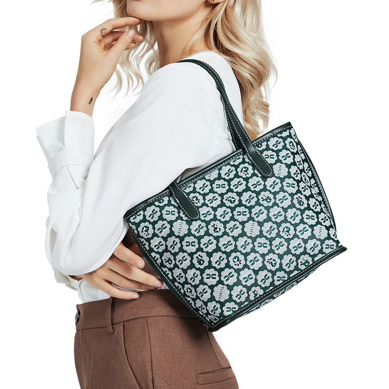 2021 new mini shopping bag printing new fabric age reducing fashion basket bag double side Tote Bag Shoulder Bag
