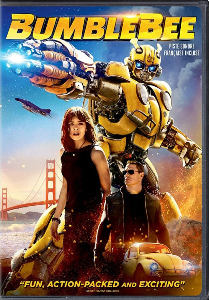 Bumblebee Film DVD Disc America Action Sci-Fi Drama Movie 2019 Language English Chinese