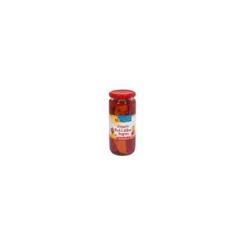 Mediterranean Organics Red Yellow Roasted Peppers (12x16 Oz)