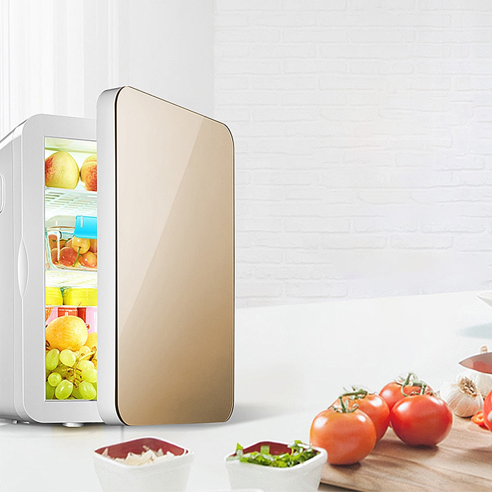 20L Fridge Refrigerator Freezer Refrigeration Hoousehold Home Dual-purpose Machine