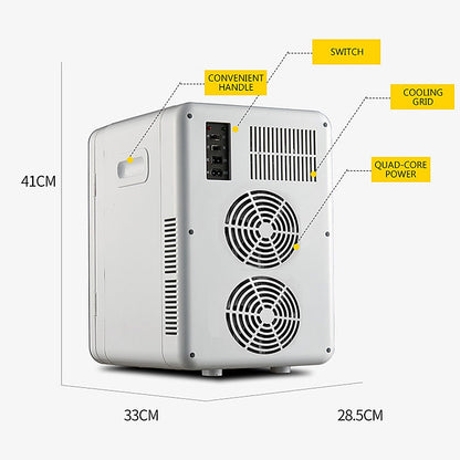 20L Fridge Refrigerator Freezer Refrigeration Hoousehold Home Dual-purpose Machine
