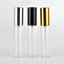 将图片加载到图库查看器，20pcs/lot 5ml 10ml 15ML Portable Glass Refillable Perfume Bottle With Aluminum Atomizer Empty Parfum Case For Traveler
