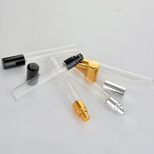将图片加载到图库查看器，20pcs/lot 5ml 10ml 15ML Portable Glass Refillable Perfume Bottle With Aluminum Atomizer Empty Parfum Case For Traveler
