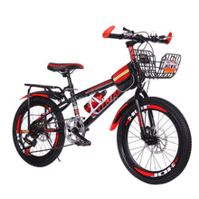 Load image into Gallery viewer, 22 Inch Mountain Bikes w/ Mudguard Lightweight Wind Breaking Frame Students Bicycle for Children Kids Easy Relaxed Riding
