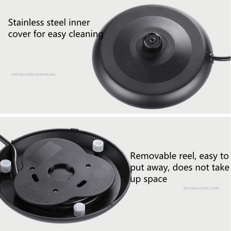 220V 1L Gooseneck Kettle Electric Kettle Stainless Steel Drip Coffee Tea Auto-Off Electric Teapot EU/AU/UK/US Plug