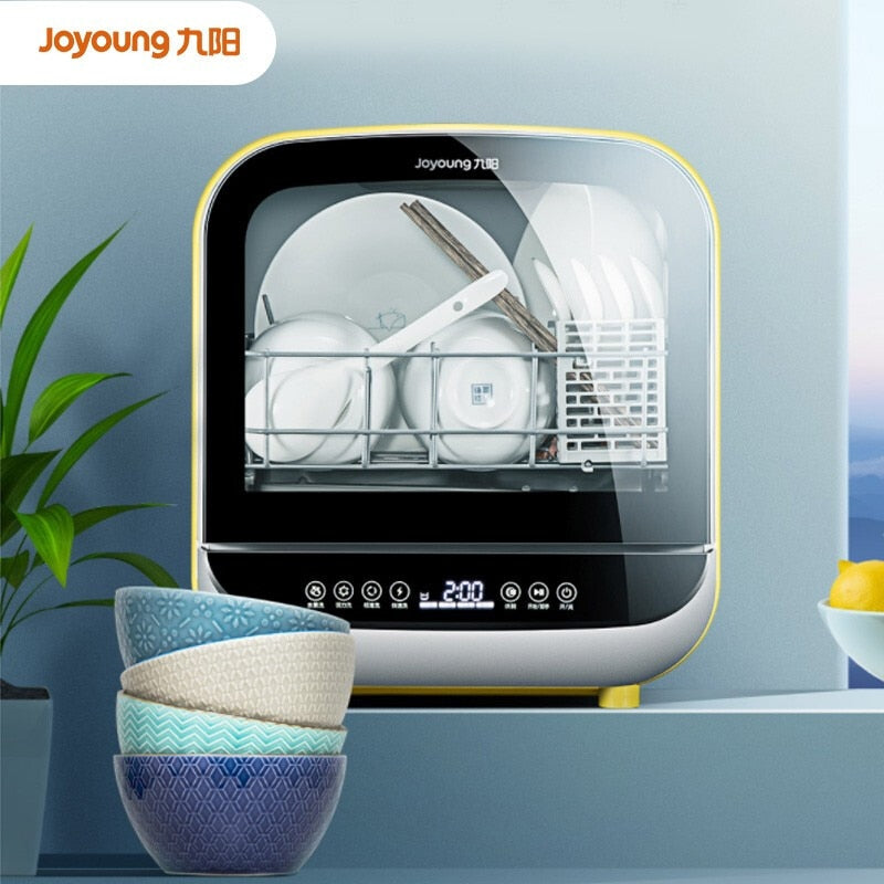 220V Desktop Dishwasher 4-6 Sets Home Automatic Intelligent Drying and High Temperature Sterilization Dishwasher