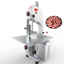 Load image into Gallery viewer, 220v/110v Stainless steel saw bone machine Commercial cut bone machine electric food cutter for frozen meat/ribs/fish/bones
