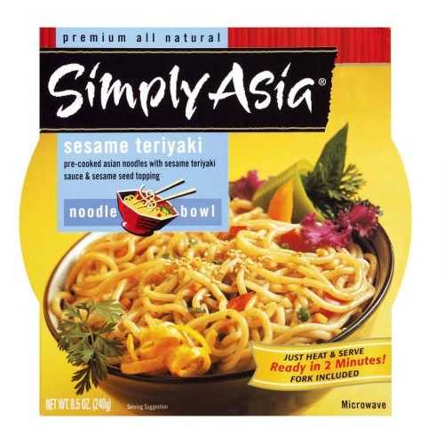 Simply Asia Sesame Teriyaki Noodle Bowl (6x8.5 Oz)