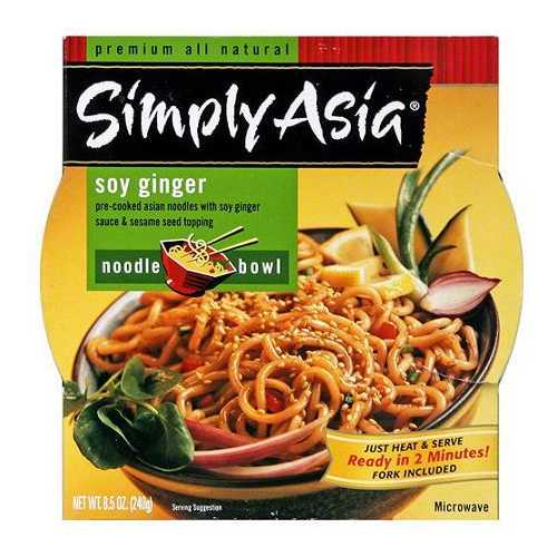 Simply Asia Soy Ginger Noodle Bowl (6x8.5 Oz)