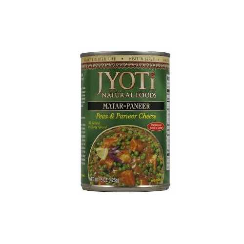 Jyoti Matar Paneer Peas Cheese (12x15 Oz)
