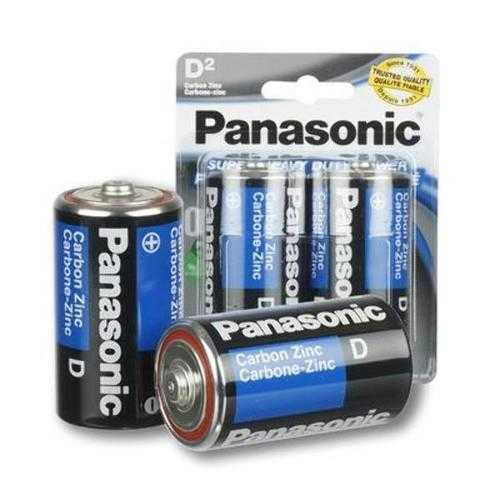 Case of [48] Panasonic D Battery - 2 pack