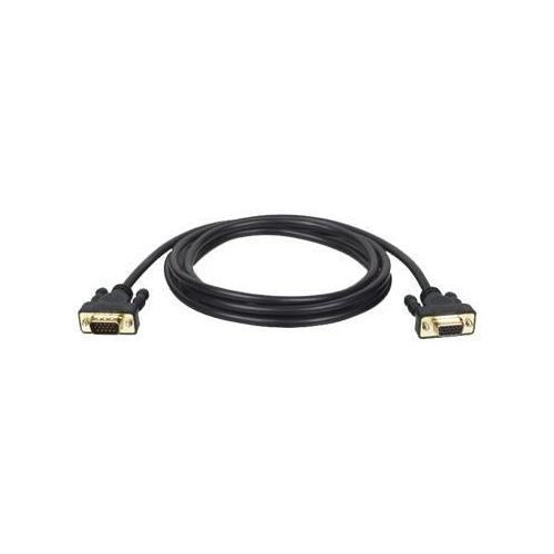 6FT VGA MONITOR EXTENSION GOLD CABLE SHIELDED HD15 M/F 6 FT