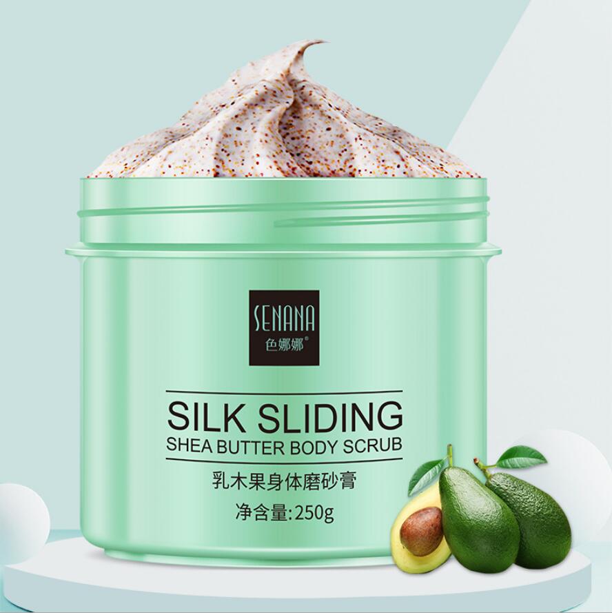 250G Exfoliating Gel Body Scrub Cream Shea scrubs & bodys treatments Skin Whitening Go Cutin Dead Skin Moisturizing Body Care