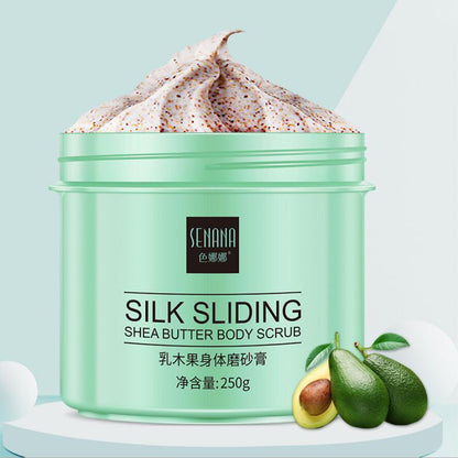 250G Exfoliating Gel Body Scrub Cream Shea scrubs & bodys treatments Skin Whitening Go Cutin Dead Skin Moisturizing Body Care