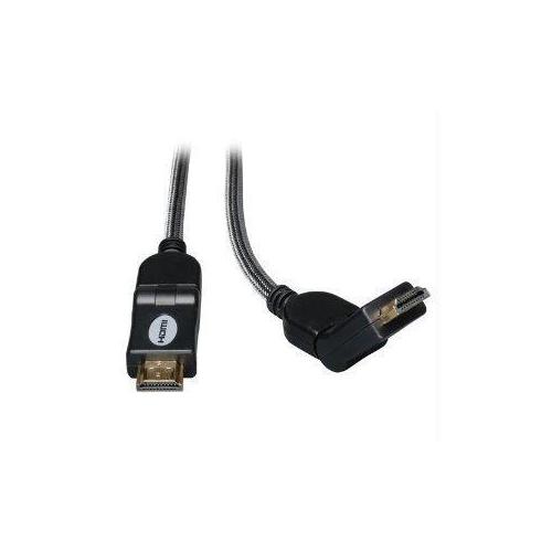 6FT HIGH SPEED HDMI CABLE DIGITAL VIDEO WITH AUDIO SWIVEL CONNECTORS 4K X 2K M/M