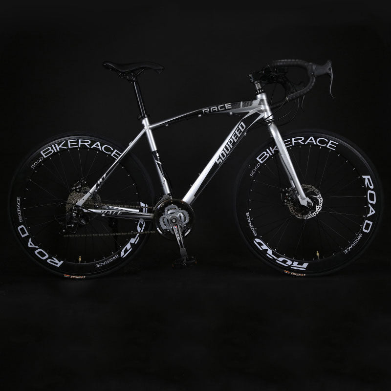 26 Inch 27 Speed Road Bike Double Disc Brakes Student Adult Bicycle