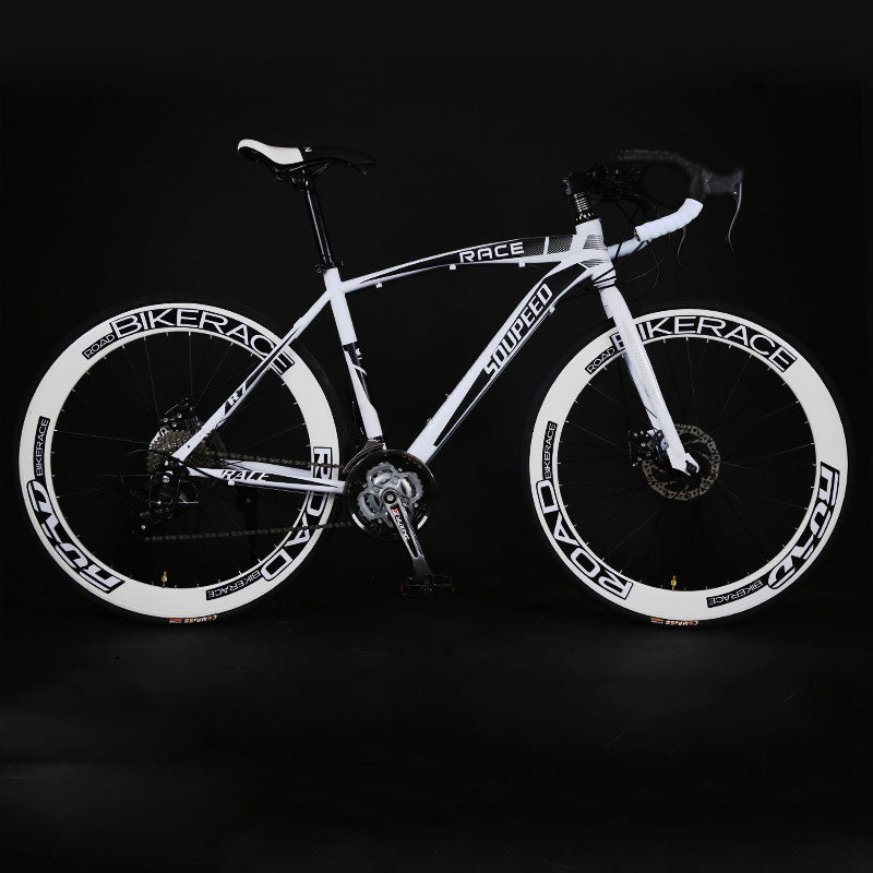26 Inch 27 Speed Road Bike Double Disc Brakes Student Adult Bicycle