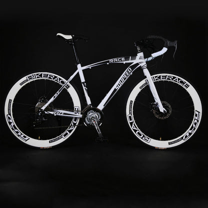 26 Inch 27 Speed Road Bike Double Disc Brakes Student Adult Bicycle