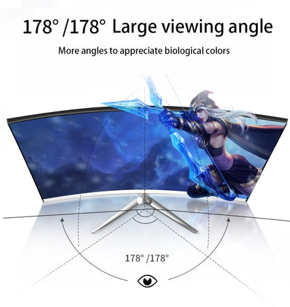 27" 1 MS 240 HZ Monitor Gamer 1920 * 1080 LCD Curved Screen Display 165HZ HD gaming monitor PC Desktop HDMI monitor for Computer