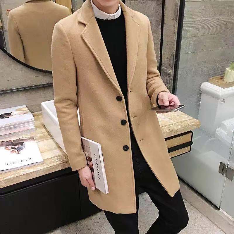 29 Styles Men's Autumn Winter Coat Fashion Long Male Pilot Trench Coat 2021 Cardigan Cotton Windbreaker Business Jacket Overcoat