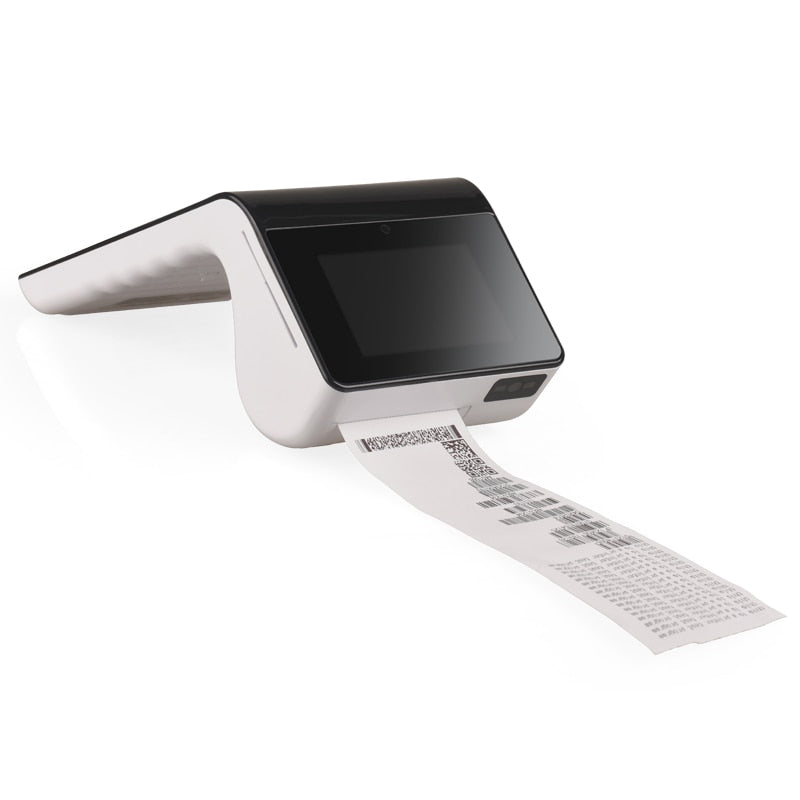 2D Barcode Scanner and Thermal Printer all in one POS Terminal NFC EMV Chip Card Reader with Bluetooth/WIFI/4G /7''Touch Screen