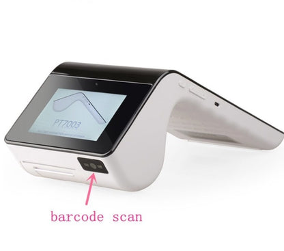 2D Barcode Scanner and Thermal Printer all in one POS Terminal NFC EMV Chip Card Reader with Bluetooth/WIFI/4G /7''Touch Screen