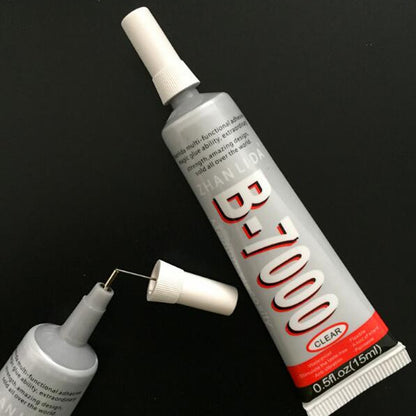 2PCS B-7000 Industrial Strength Glue Adhesive 15ml 0.5fl.oz For Jewelry Nails Glass