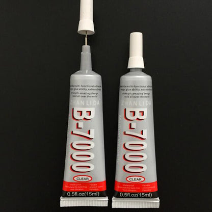 2PCS B-7000 Industrial Strength Glue Adhesive 15ml 0.5fl.oz For Jewelry Nails Glass