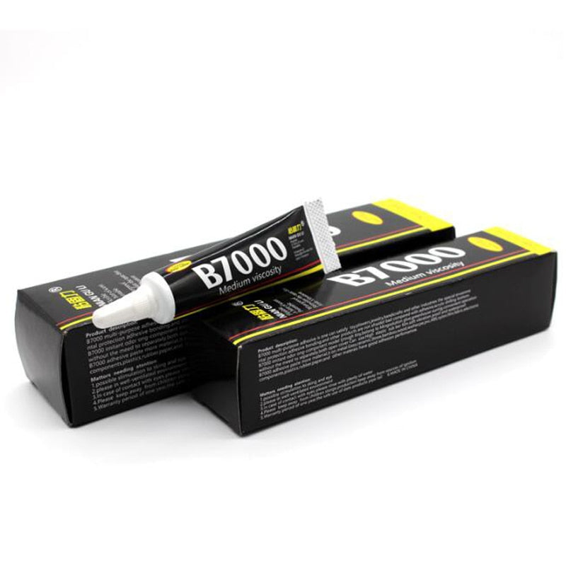2PCS B-7000 Industrial Strength Glue Adhesive 15ml 0.5fl.oz For Jewelry Nails Glass