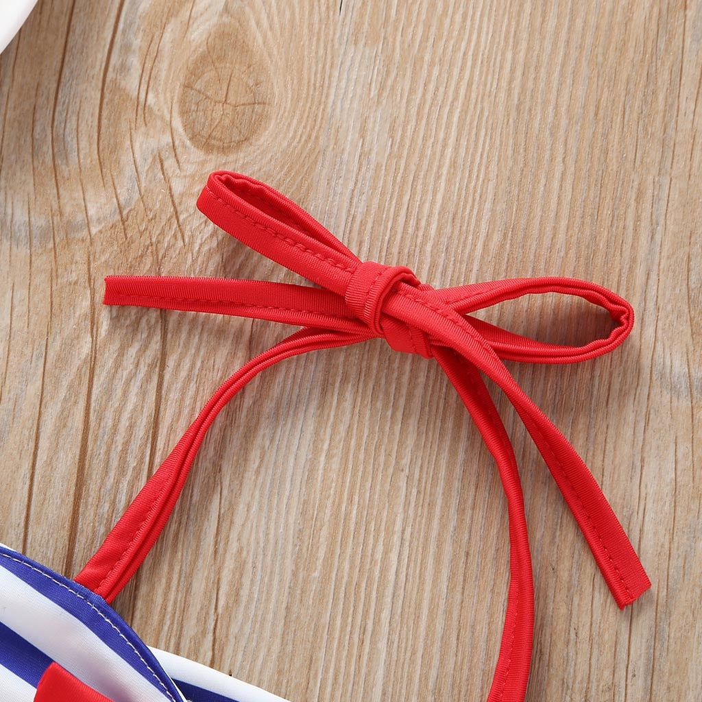 2Pcs Infant Kids Baby Girls Swimwear Straps Swimsuit Bathing Bikini Set Outfits for kids