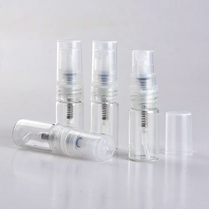 2ml 3ml 5ml 10ml Mini Portable Transparent Glass Perfume Bottle With Spray & Empty Parfum Cosmetic Vial With Atomizer For Travel