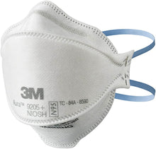 Cargar imagen en el visor de la galería, 3M Aura 9205+ Mask Foldable NIOSH-Approved N9 5 Particulate Respirator Unvalved REDUCED EYEWEAR FOGGING ALL FACE SHAPES Wedding
