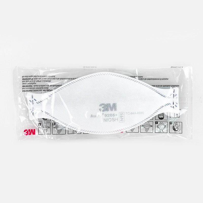 3M Aura 9205+ Mask Foldable NIOSH-Approved N9 5 Particulate Respirator Unvalved REDUCED EYEWEAR FOGGING ALL FACE SHAPES Wedding