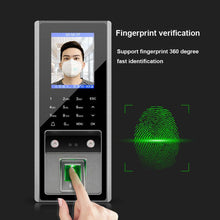 Load image into Gallery viewer, 300 face 3000 figners 2.8inch LCD TCP/ip USB Biometric Fingerprint face Access Control device System support 125khz rfid card
