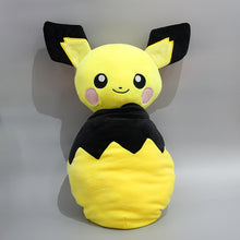 Charger l&#39;image dans la galerie, 30cm Cartoon Luma Eevee Pichu Eevee Transform into Egg Stuffed Pichu Reversib Cushion Pillow Kids Gift Plush Doll Toy

