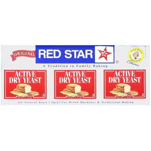 Red Star All-Natural Yeast Baking Yeast Packet Display (18x.75 Oz)