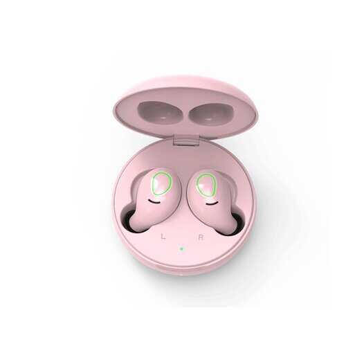 All Charged Up Bluetooth Earbuds With Wireless Charging Pad - Color: PINK