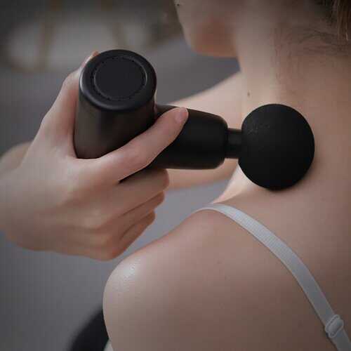 No More Sore Mini Massager And Muscle Toner - COLOR: BLACK