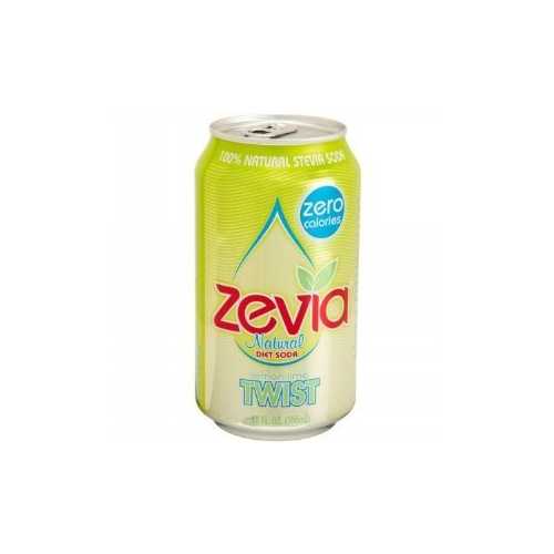 Zevia Natural Twist Diet Soda (4x6x12 Oz)