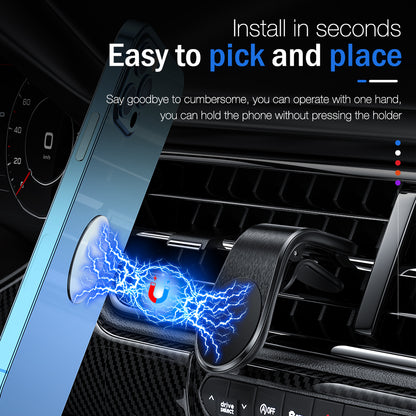 360° Rotate Car Magnetic Stand For iPhone Samsung Xiaomi 11 Universal GPS Anti-slip Holder Mobile Phone Mount Support With Metal