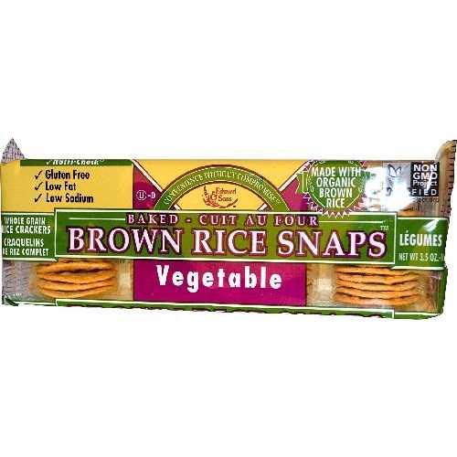 Edward & Sons vegetable Brown Rice Snaps (12x3.5 Oz)