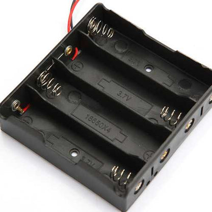 Plastic Battery Storage Case Box Holder For 4 x 18650 Battery