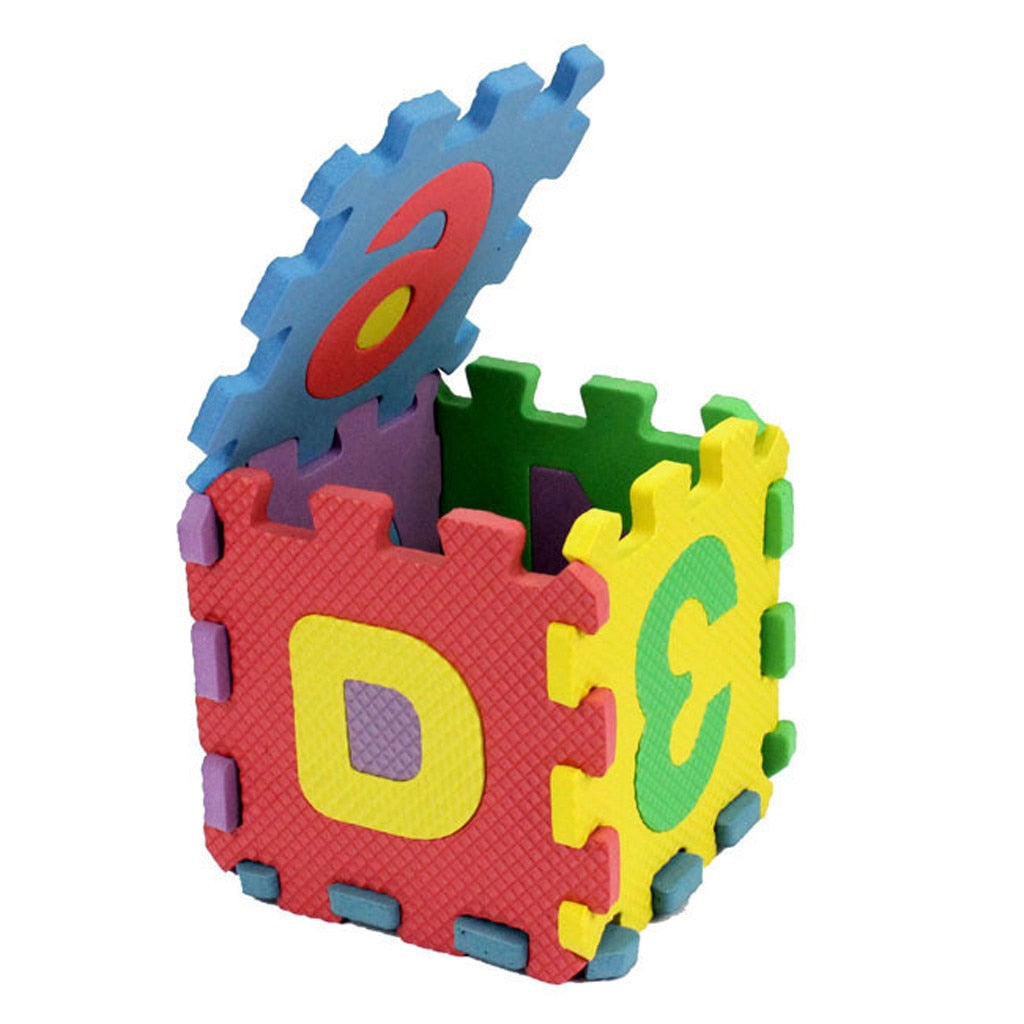 36Pcs Baby Child Number Alphabet Puzzle Foam Maths Educational Toy Gift Game Children Pre-school Magination Intellectual