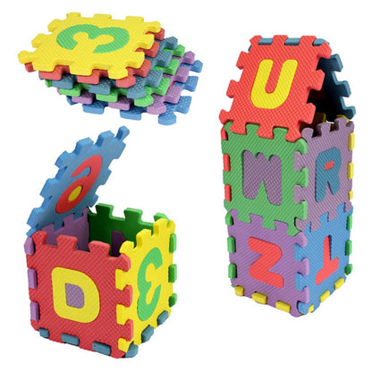 36Pcs Baby Child Number Alphabet Puzzle Foam Maths Educational Toy Gift Game Children Pre-school Magination Intellectual