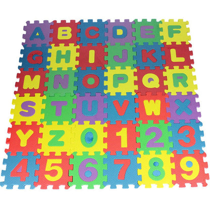 36Pcs Baby Child Number Alphabet Puzzle Foam Maths Educational Toy Gift Game Children Pre-school Magination Intellectual