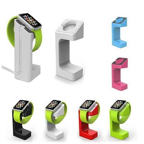 iWatch Charging Dock and Protection Bundle -Size: iWatch - 38mm, Color: White